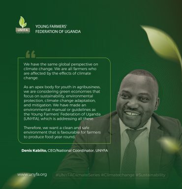 What is UNYFA doing to address climate change?