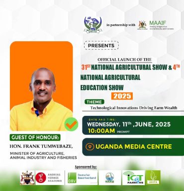 Minister Tumwebaze to launch 31st National Agricultural Show